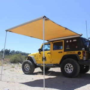 SUV Car Side Rooftop Pull Out Awning 250 x 250 cm